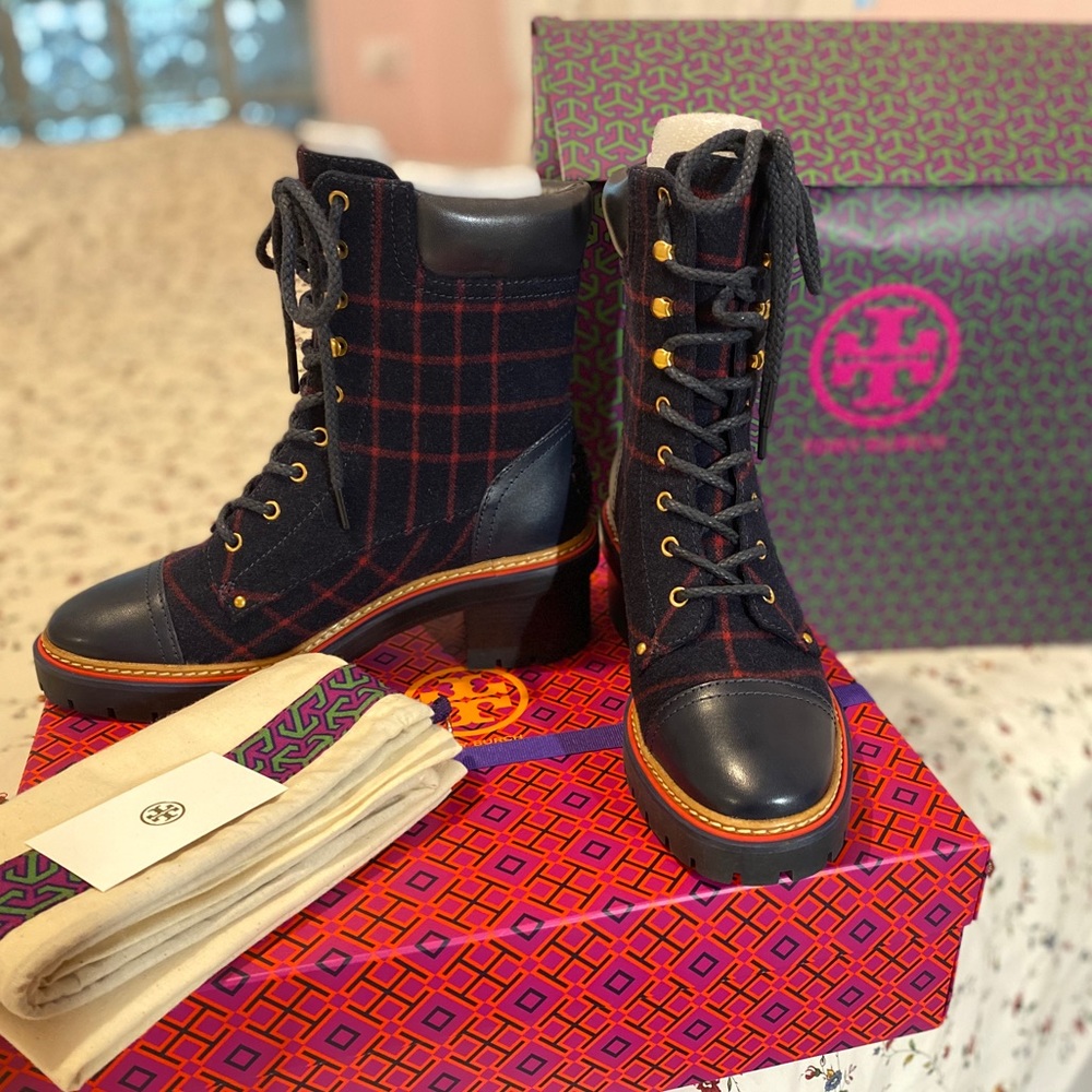 Tory Burch Miller 60mm Lug Sole Boots